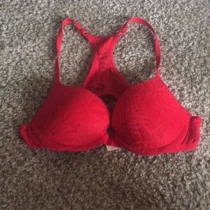 Cute red bra